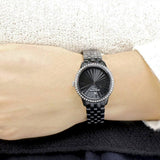 Emporio Armani Crystal Ceramica Black Dial Black Steel Strap Watch For Women - AR1478 Authentic Buy Shop Now