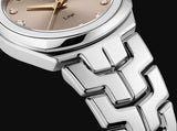 Tag Heuer Link Quartz Brown Dial Silver Steel Strap Watch for Women - WBC131E.BA0649 Authentic Buy Shop Now