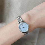 Emporio Armani Gianni Blue Dial Silver Steel Strap Watch For Women - AR1961 Authentic Buy Shop Now