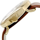 Marc Jacobs Amy White Dial Brown Leather Strap Watch for Women - MBM8574 Authentic Buy Shop Now