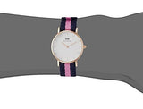 Daniel Wellington Classy Winchester White Dial Two Tone NATO Strap Watch For Women - DW00100065 Authentic Buy Shop Now