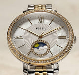 Fossil Jacqueline Moonphase Mother of Pearl Dial Gold Steel Strap Watch for Women - ES5167 Authentic Buy Shop Now