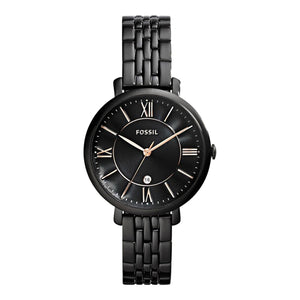 Fossil Jacqueline Black Dial Black Mesh Bracelet Watch for Women - ES3614 Authentic Buy Shop Now