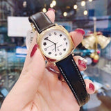 Marc Jacobs Mandy White Dial Black Leather Strap Watch for Women - MJ1564 Authentic Buy Shop Now