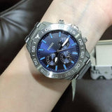 Fossil Bannon Multifunction Blue Dial Silver Steel Strap Watch for Men - BQ2503 Authentic Buy Shop Now