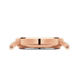 Daniel Wellington Petite Rouge Pink Dial Pink Leather Strap Watch For Women - DW00100511 Authentic Buy Shop Now