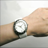 Marc Jacobs Amy White Dial White Leather Strap Watch for Women - MBM1136 Authentic Buy Shop Now