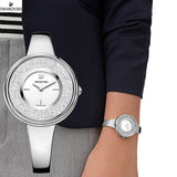 Swarovski Crystalline Pure Silver Dial Silver Steel Strap Watch for Women - 5269256 Authentic Buy Shop Now
