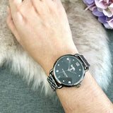 Coach Delancey Black Dial Black Steel Strap Watch For Women - 14502812 Authentic Buy Shop Now