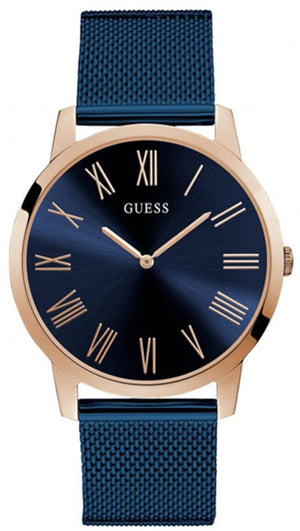Guess Richmond Blue Dial Blue Mesh Bracelet Watch for Men - W1263G4 Authentic Buy Shop Now