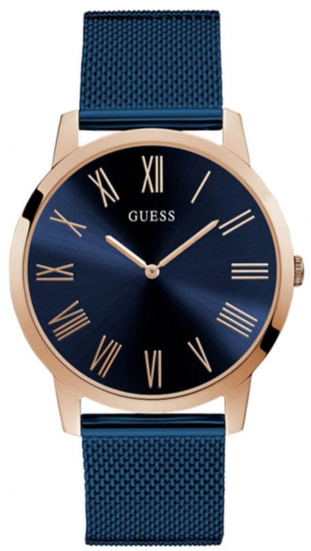 Guess Richmond Blue Dial Blue Mesh Bracelet Watch for Men - W1263G4 Authentic Buy Shop Now