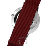 Daniel Wellington Classic Roselyn White Dial Red NATO Strap Watch For Women - DW00100272 Authentic Buy Shop Now