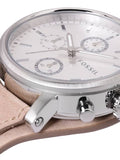 Fossil Boyfriend Chronograph White Dial Brown Leather Strap Watch for Women - ES3625 Authentic Buy Shop Now