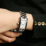 Emporio Armani White Dial Silver Stainless Steel Watch For Women - AR0146 Authentic Buy Shop Now