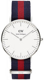 Daniel Wellington Classic Oxford White Dial Two Tone NATO Strap Watch For Women - DW00100046 Authentic Buy Shop Now