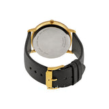 Movado TC Silver Dial Black Leather Strap Watch For Men - 606695 Authentic Buy Shop Now
