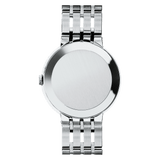 Movado Esperanza 39mm Black Dial Silver Steel Strap Watch For Men - 0607057 Authentic Buy Shop Now