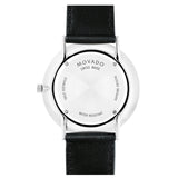 Movado Ultra Slim Black Dial Black Leather Strap Watch For Men - 0607086 Authentic Buy Shop Now
