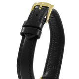 Movado Ultra Slim Black Dial Black Leather Strap Watch For Women - 0607095 Authentic Buy Shop Now