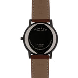 Movado Museum Classic Black Dial Brown Leather Strap Watch for Men - 0607198 Authentic Buy Shop Now