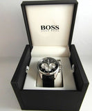 Hugo Boss Driver Black Dial Black Leather Strap Watch for Men - 1512879 Authentic Buy Shop Now