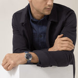 Cartier Ballon Bleu De Cartier Blue Dial Blue Leather Strap Watch for Men - WSBB0027 Authentic Buy Shop Now