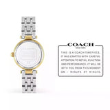 Coach Park Silver Dial Two Tone Steel Strap Watch for Women - 14503643 Authentic Buy Shop Now