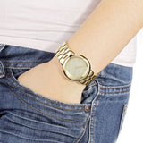 Marc Jacobs Marci Gold Dial Gold Steel Strap Watch for Women - MBM3098 Authentic Buy Shop Now