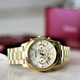 Fossil Boyfriend Gold Dial Gold Steel Strap Watch for Women - ES3884 Authentic Buy Shop Now