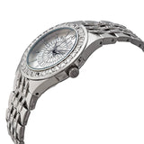 Bulova Phantom Crystal Silver Dial Silver Steel Strap Watch for Men - 96A236 Authentic Buy Shop Now