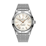 Breitling Chronomat 36 Mother of Pearl Dial Silver Steel Strap Watch for Women - A10380101A4A1 Authentic Buy Shop Now