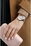 Guess Solar Chronograph Diamonds White Dial Gold Steel Strap Watch for Women - W1069L2 Authentic Buy Shop Now