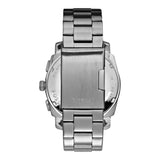 Fossil Machine Chronograph Black Dial Silver Steel Strap Watch for Men - FS4776 Authentic Buy Shop Now