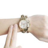 Michael Kors Runway Twist Gold Dial Gold Stainless Steel Strap Watch for Women - MK3131 Authentic Buy Shop Now
