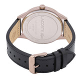 Lacoste Continental Black Dial Black Leather Strap Watch for Men - 2011042 Authentic Buy Shop Now