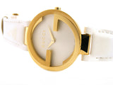 Gucci Interlocking Latin Grammy Special Edition Gold Watch For Women - YA133313 Authentic Buy Shop Now