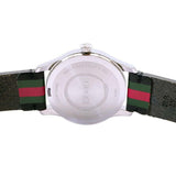 Gucci G Timeless Quartz Black Dial Multicolored Black Leather Strap Watch For Men - YA1264079 Authentic Buy Shop Now