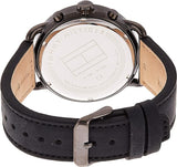 Tommy Hilfiger Briggs Black Dial Black Leather Strap Watch for Men - 1791426 Authentic Buy Shop Now