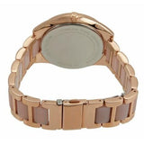 Michael Kors Janelle Three Hand Rose Gold Dial Two Tone Steel Strap Watch For Women - MK7089 Authentic Buy Shop Now
