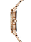 Guess Crown Jewel Multifunction Diamonds White Dial Rose Gold Steel Strap Watch For Women - GW0410L3 Authentic Buy Shop Now