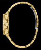 Guess Cosmic Chronograph Gold Dial Gold Steel Strap Watch for Women - GW0465L1 Authentic Buy Shop Now