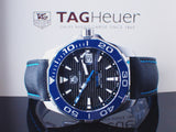 Tag Heuer Aquaracer Calibre 5 Automatic Black Dial Black Nylon Strap Watch for Men - WAY211B.FC6363 Authentic Buy Shop Now
