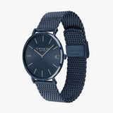 Coach Charles Blue Dial Blue Mesh Bracelet Watch for Men - 14602146 Authentic Buy Shop Now