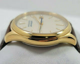 Movado Heritage Calendoplan Beige Dial Brown Leather Strap Watch for Men - 3650003 Authentic Buy Shop Now