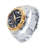 Guess Commander Chronograph Blue Dial Two Tone Steel Strap Watch for Men - GW0056G5 Authentic Buy Shop Now