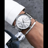 Michael Kors Jaryn Quartz Silver Dial Silver Steel Strap Watch For Women - MK3499 Authentic Buy Shop Now