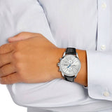 Hugo Boss Jet Silver Dial Black Leather Strap Watch for Men - 1513282 Authentic Buy Shop Now