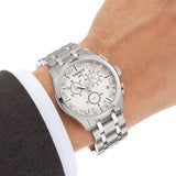 Tissot Couturier Chronograph White Dial Silver Steel Strap Watch For Men - T035.617.11.031.00 Authentic Buy Shop Now