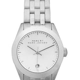 Marc Jacobs Peeker Silver Dial Silver Steel Strap Watch for Women - MBM3373 Authentic Buy Shop Now