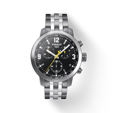 Tissot PRC 200 Chronograph Black Dial Stainless Steel Watch For Men - T0554171105700 Authentic Buy Shop Now
